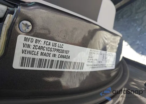 2023 Chrysler Voyager Lx из США, поврежденный, VIN 2C4RC1CG7PR530107